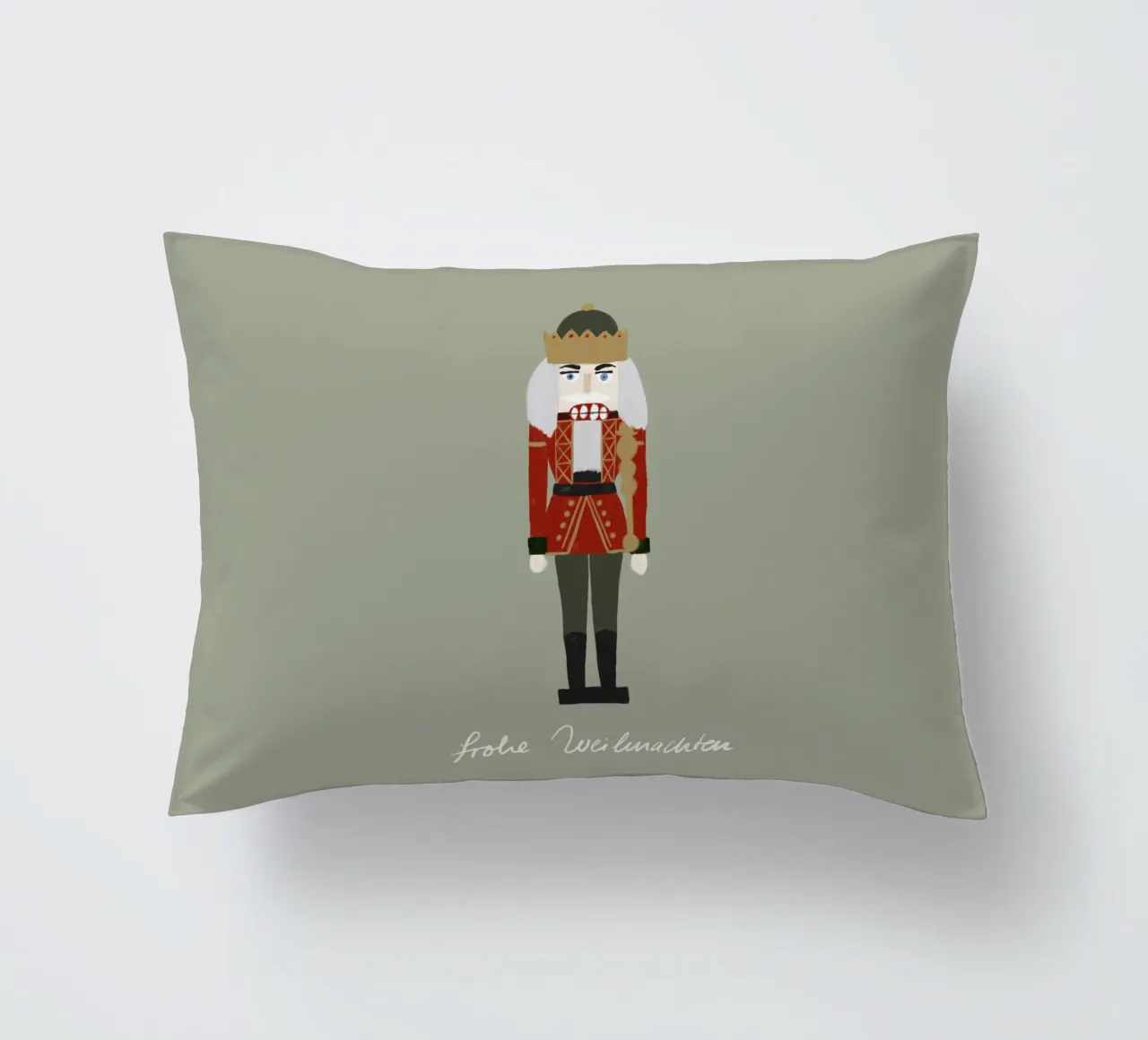 Nussknacker Weihnachten cuscino da Sophie Augustin Illustration