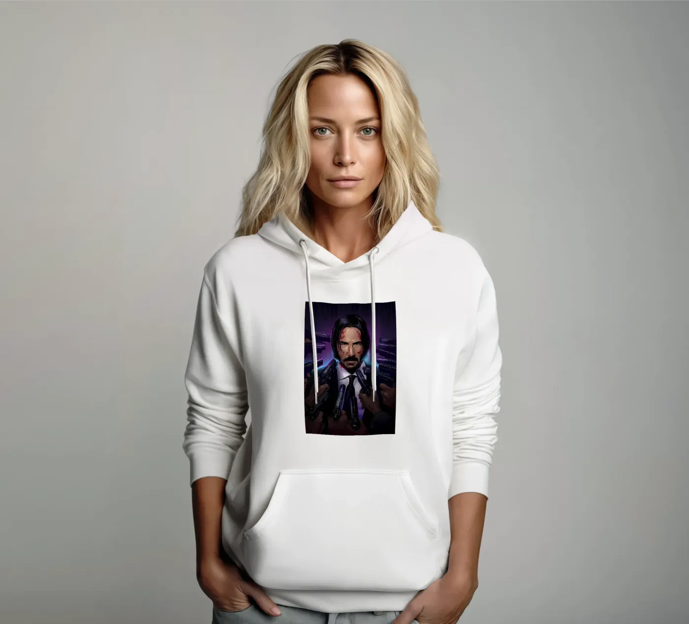 John Wick hoodie by Nabakumovart I