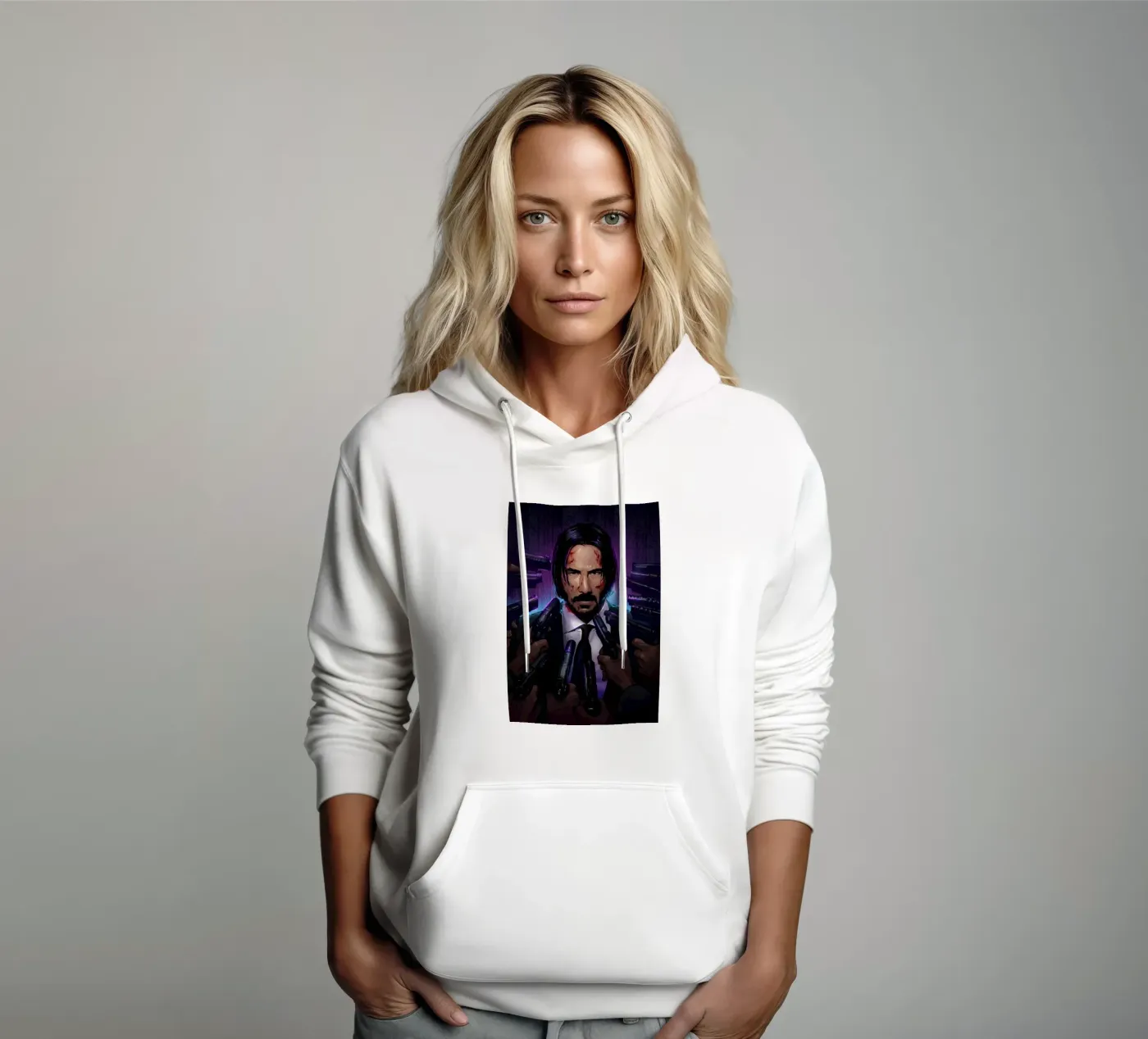 John Wick hoodie by Nabakumovart I