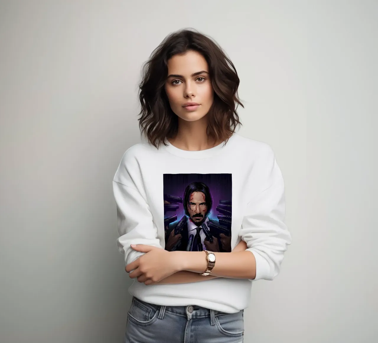 John Wick sweatshirt by nabakumov