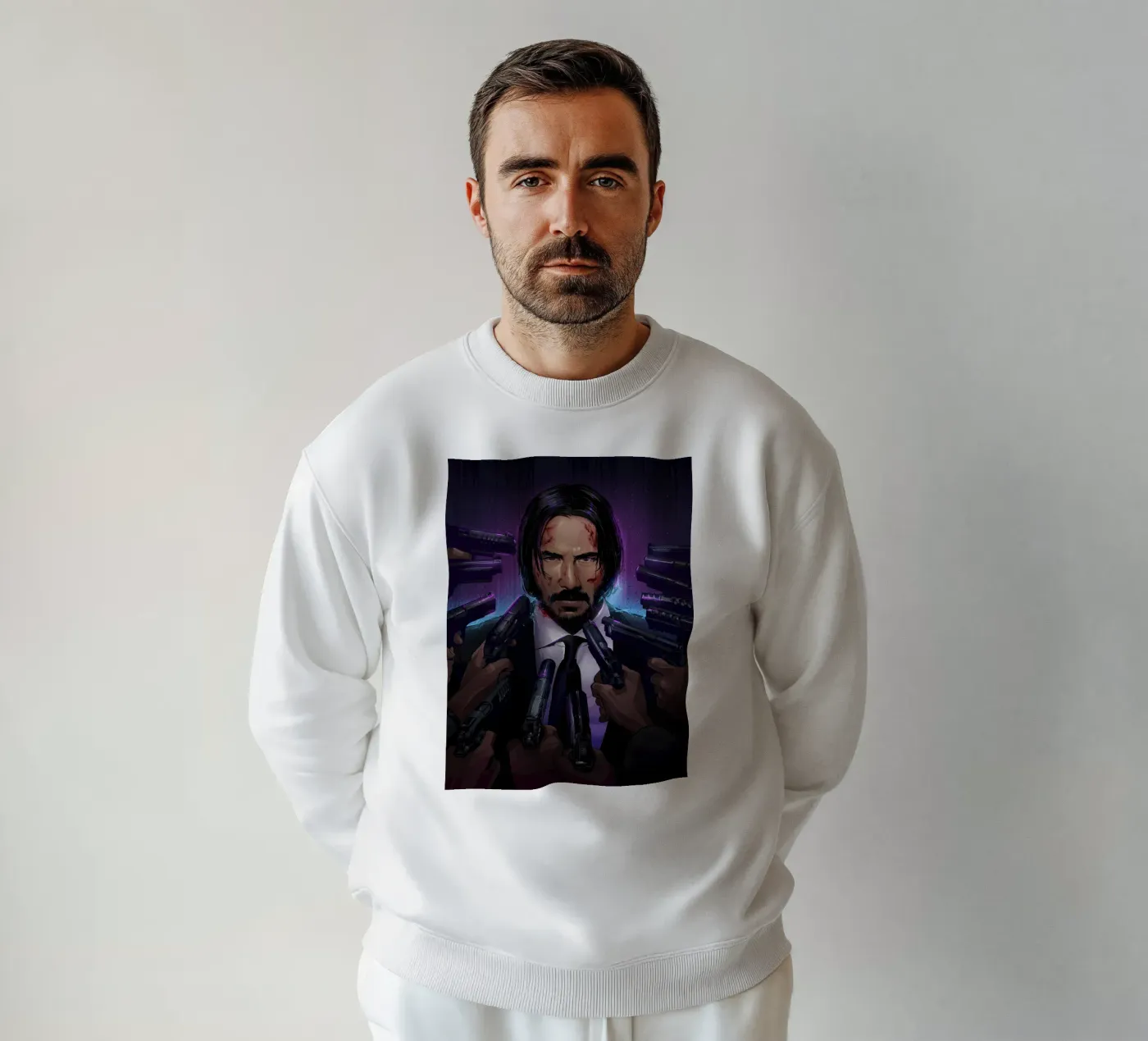 John Wick sweatshirt by nabakumov