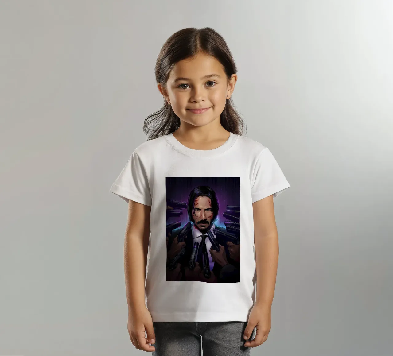 John Wick t-shirt bambini da nabakumov