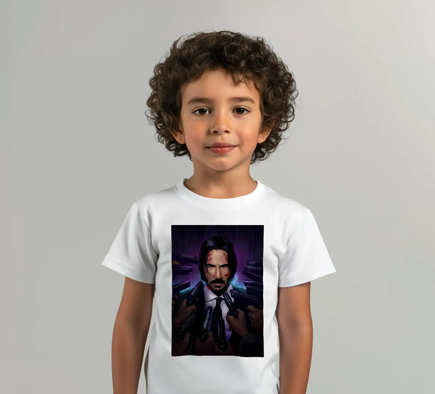 John Wick t-shirt bambini da nabakumov