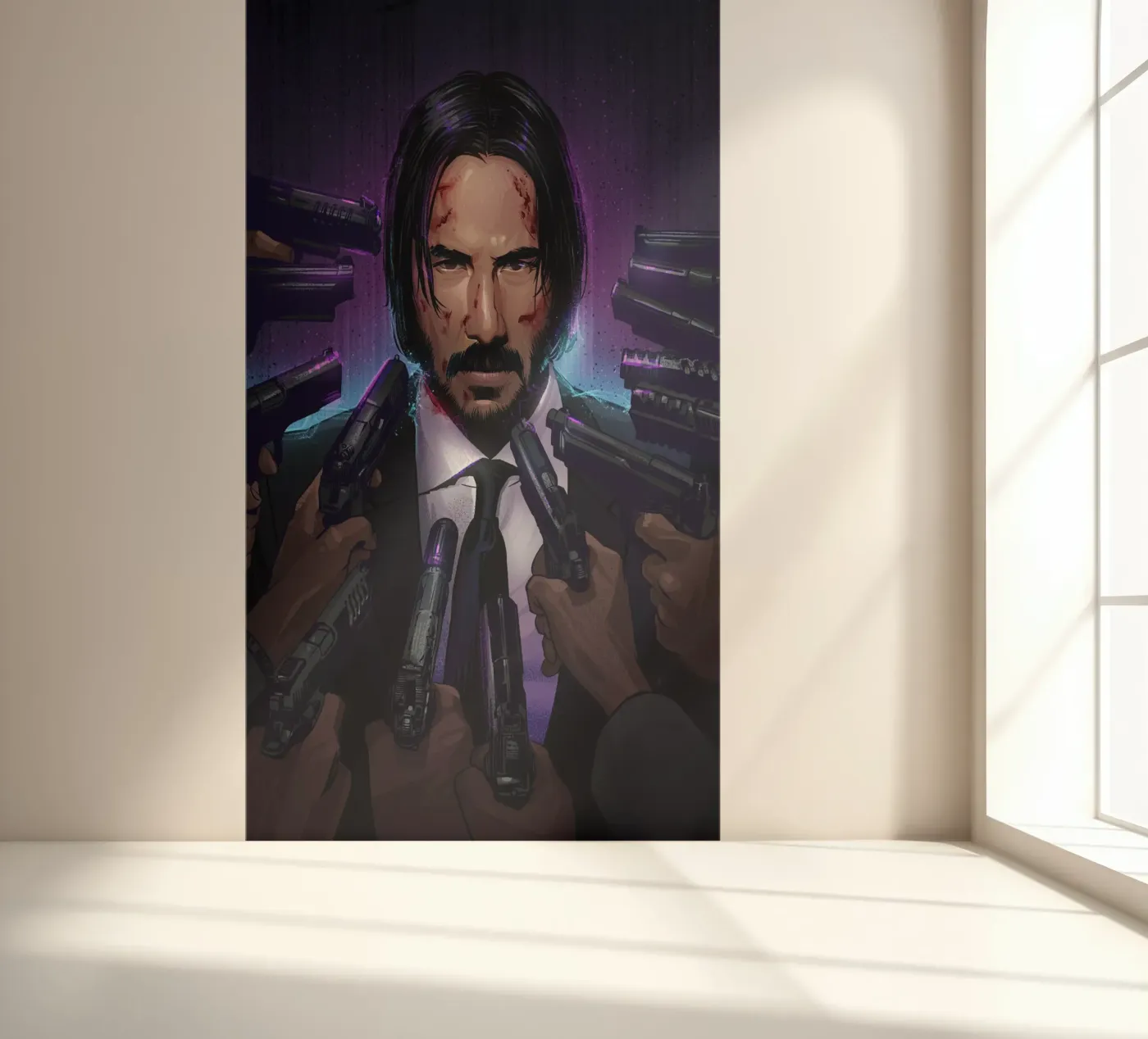John Wick carta da parati fotografica da Nabakumovart I