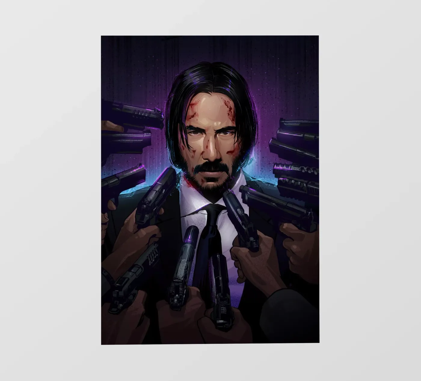 John Wick carta da parati fotografica da Nabakumovart I