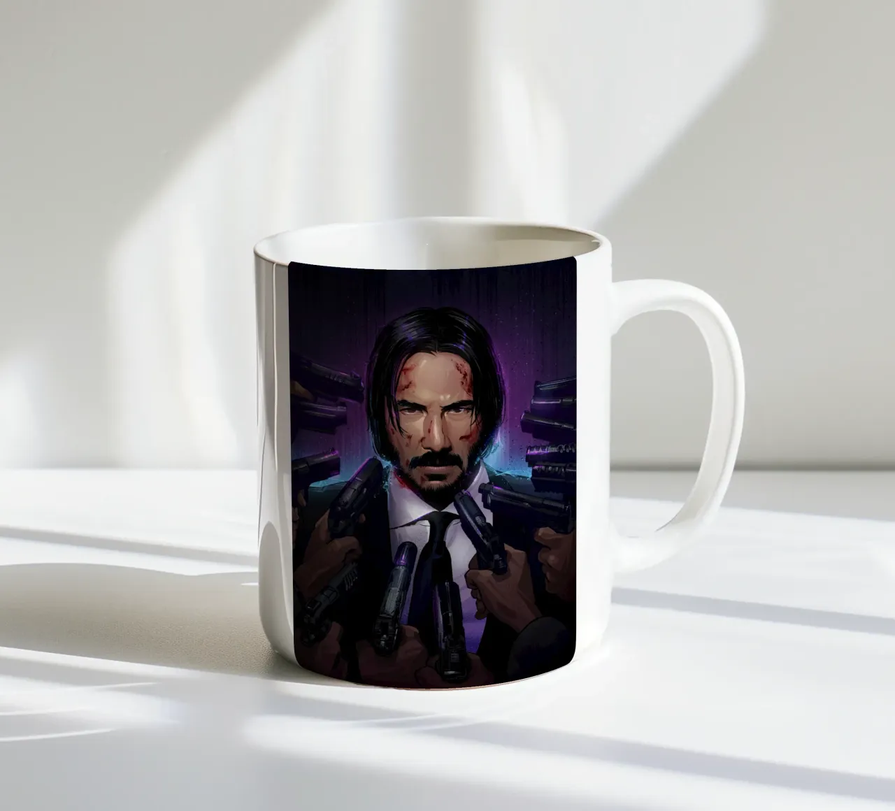 John Wick tazza in ceramica da nabakumov