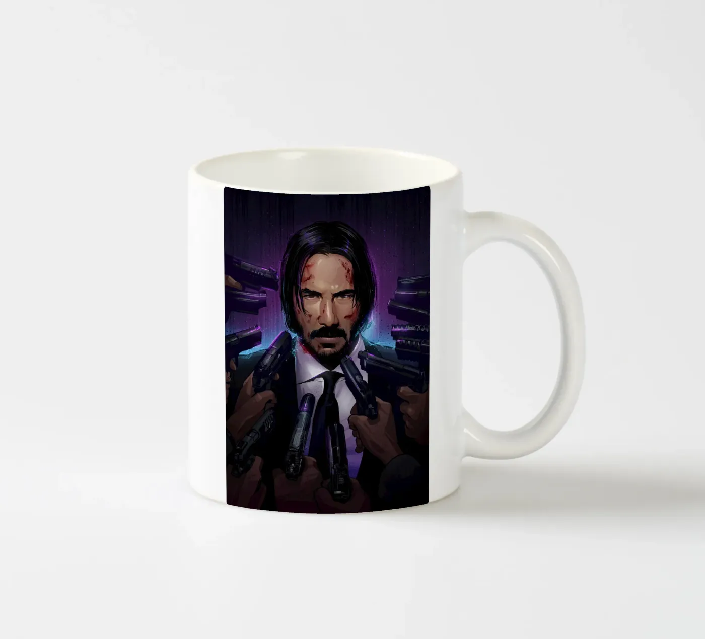 John Wick ceramic mug by nabakumov