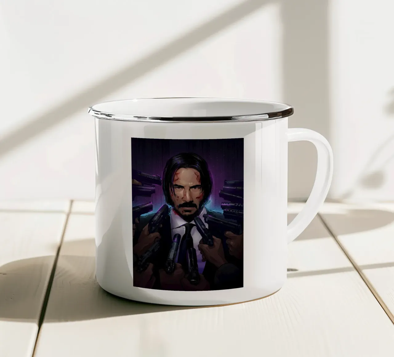 John Wick tazza in smalto da nabakumov
