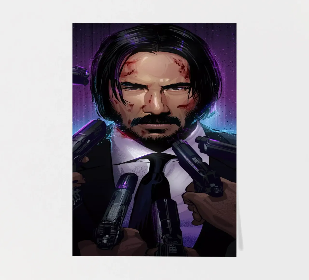 John Wick Stickerbogen von nabakumov