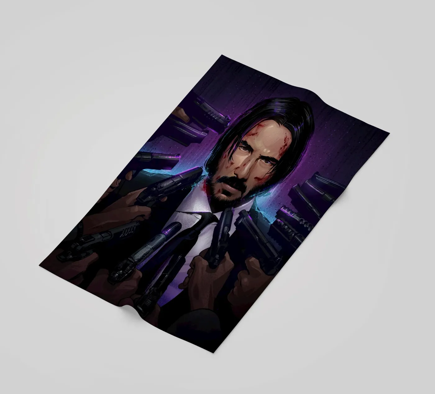 John Wick beach towel by nabakumov