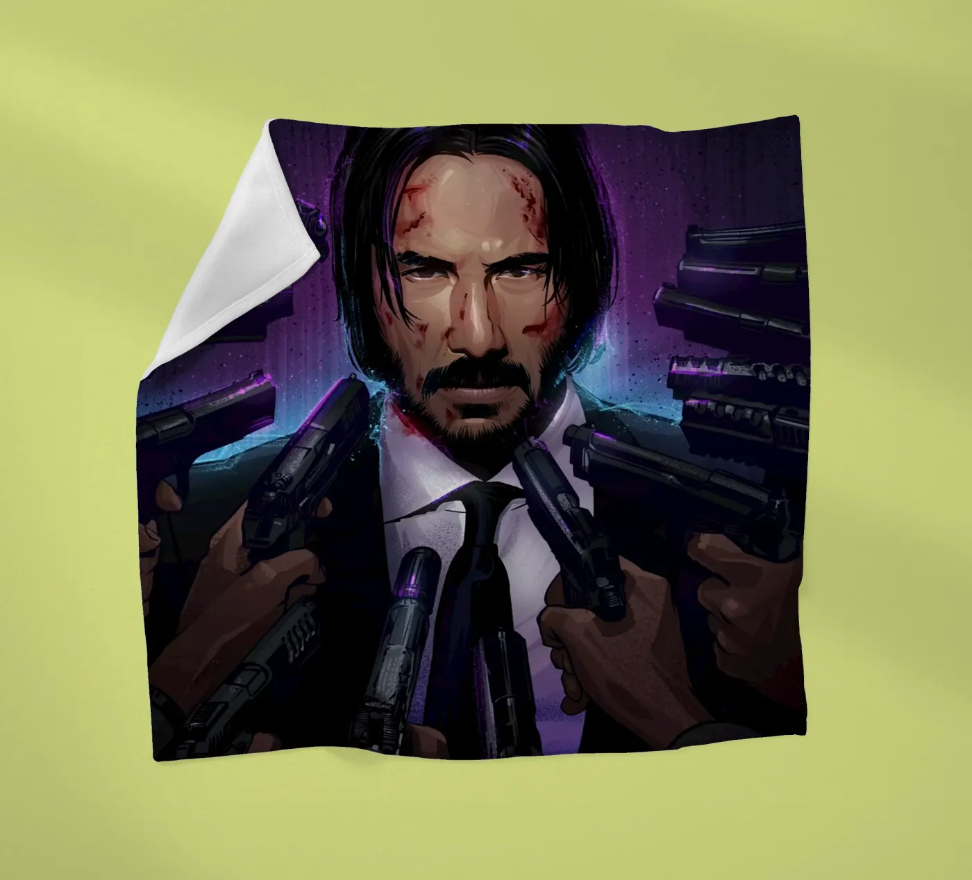 John Wick fleece blanket by nabakumov