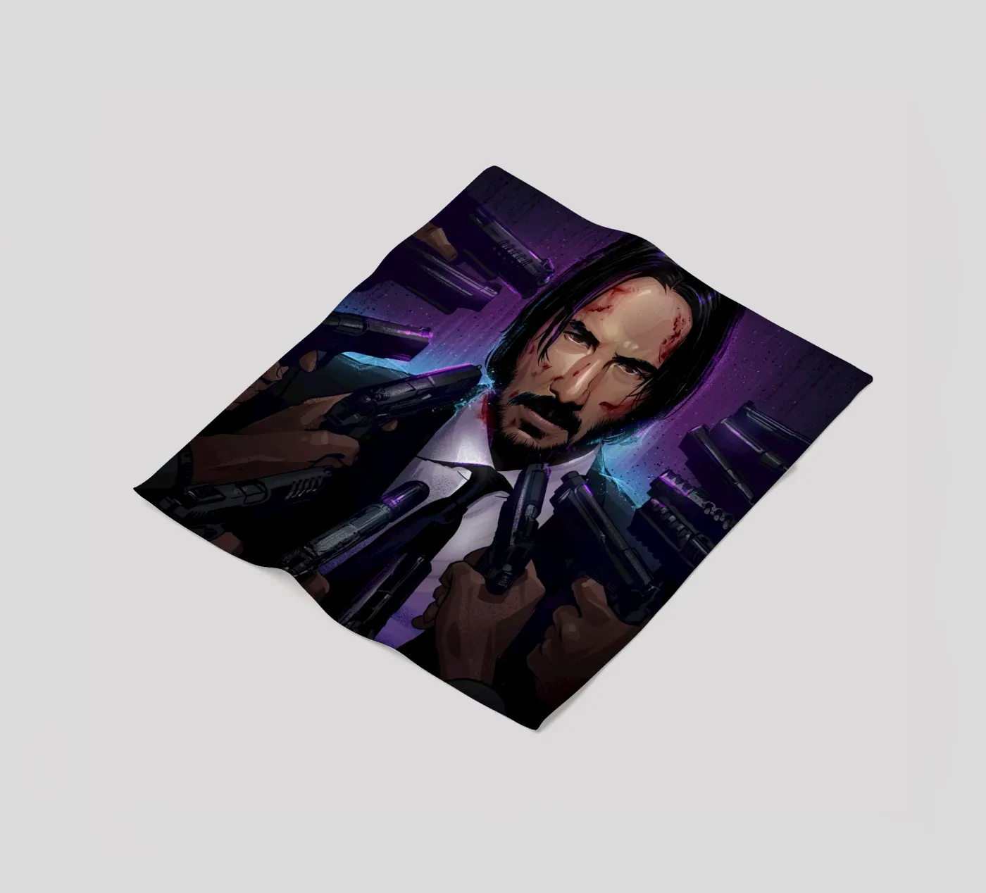 John Wick fleece blanket by nabakumov