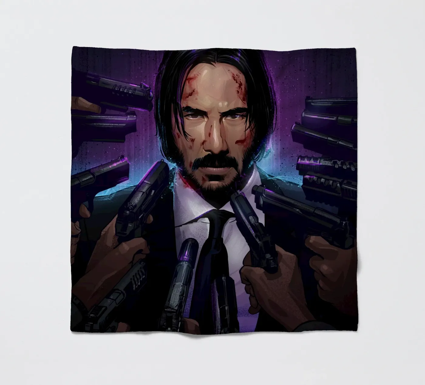 John Wick fleece blanket by nabakumov