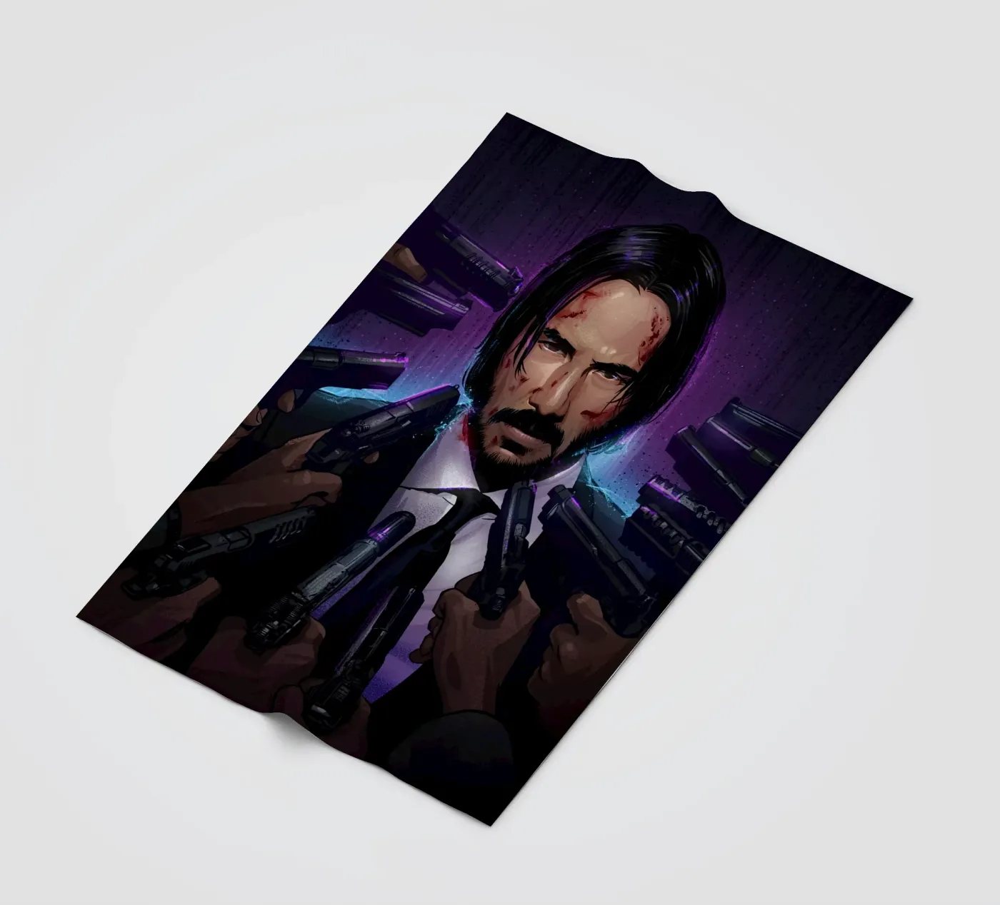 John Wick fleece blanket by nabakumov