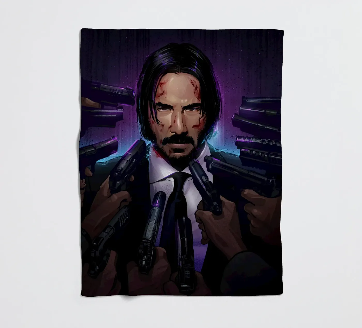 John Wick fleecedeken van nabakumov