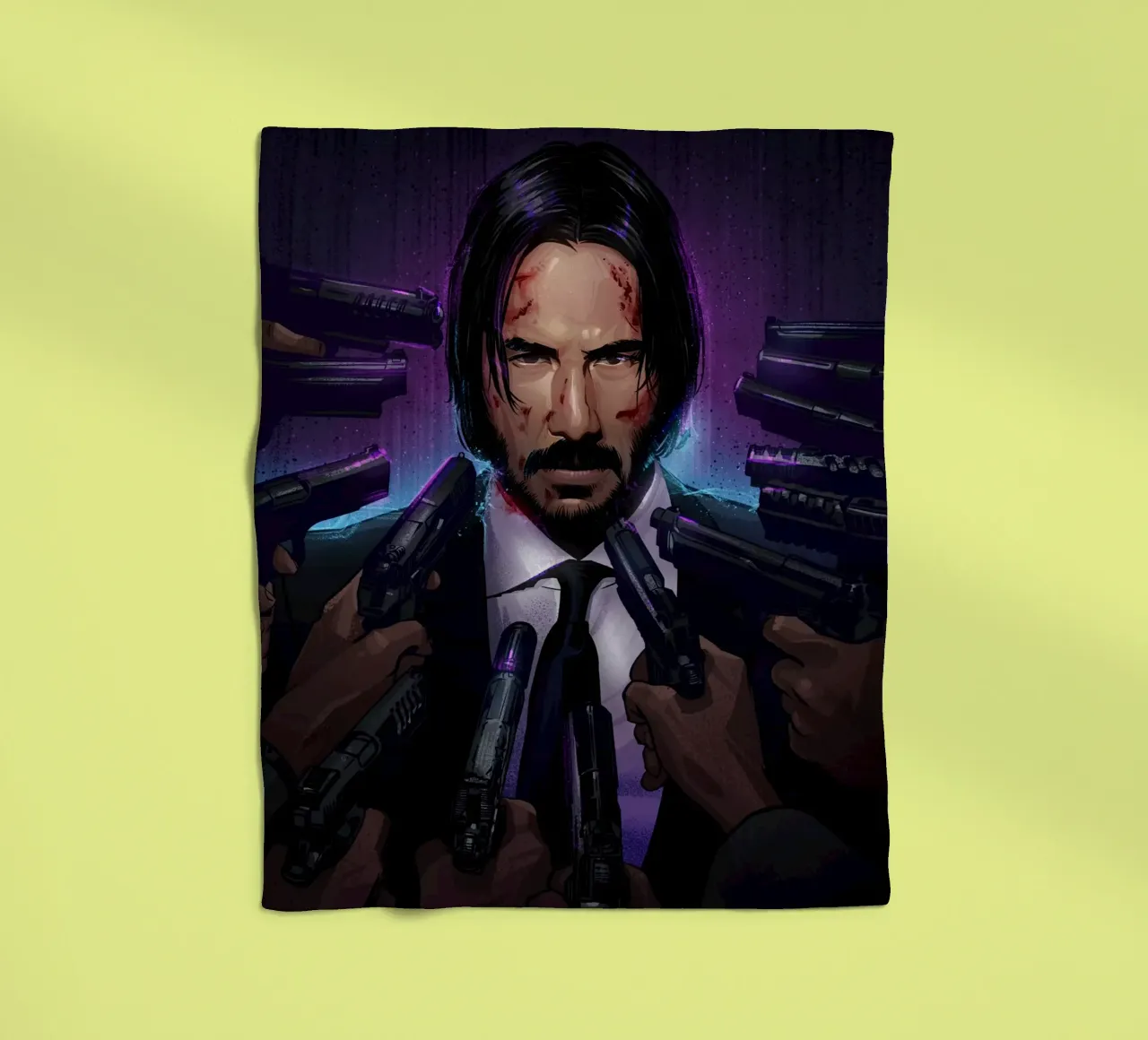 John Wick Fleecedecke von nabakumov