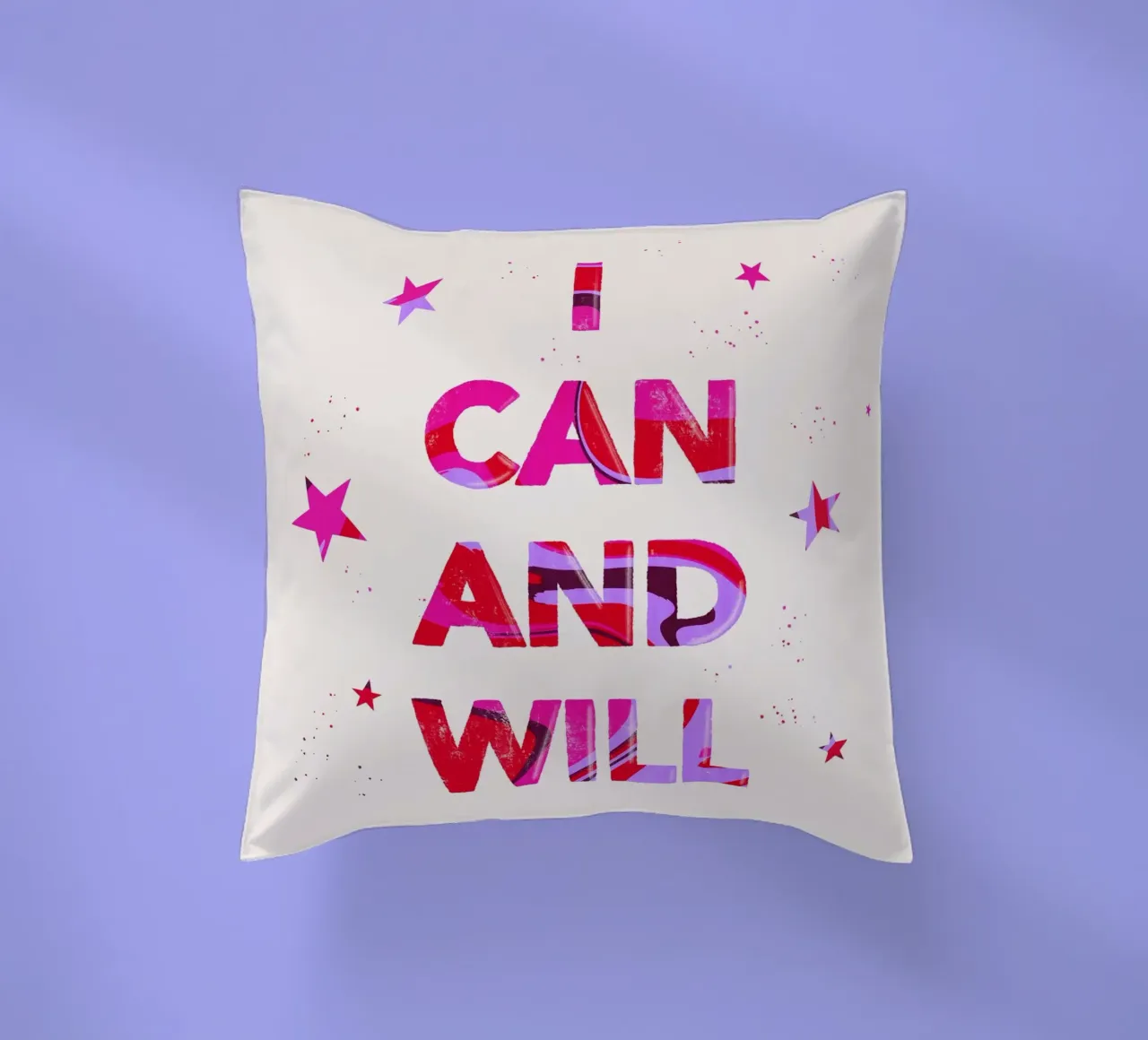Posso e voglio cuscino da nicigabrieldesigns