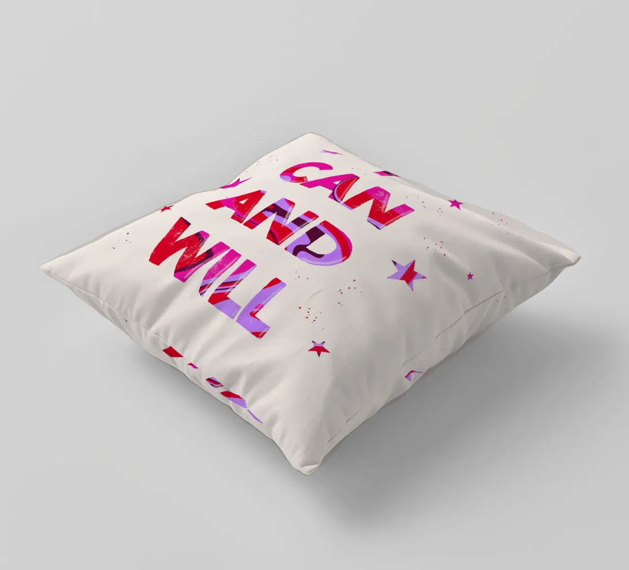 Posso e voglio cuscino da nicigabrieldesigns