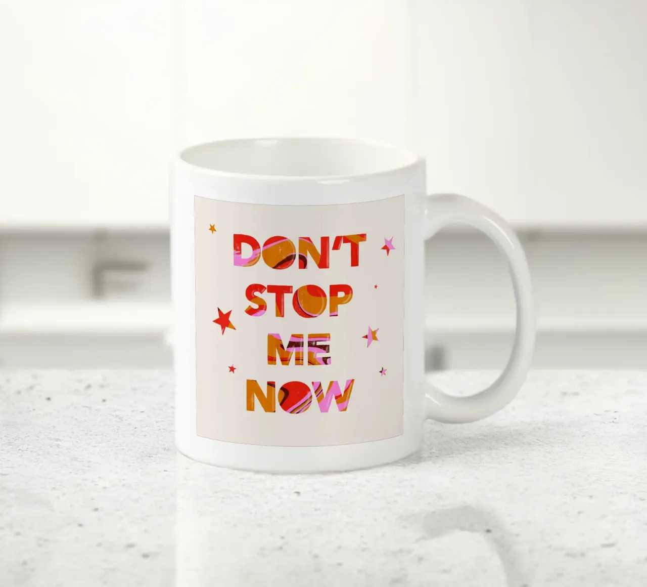 Non fermarmi ora tazza in ceramica da nicigabrieldesigns