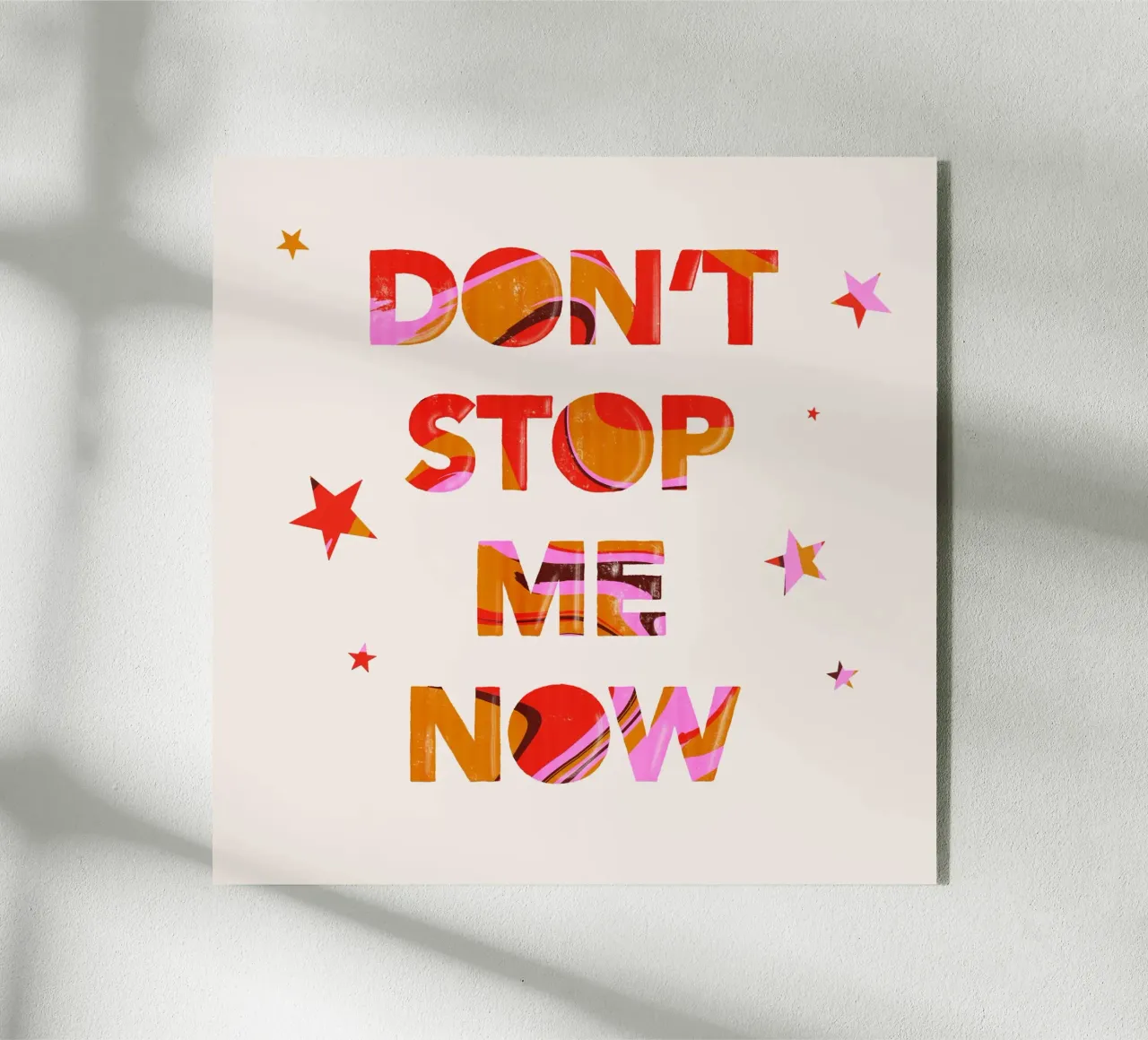 Non fermarmi ora plexiglass da nicigabrieldesigns