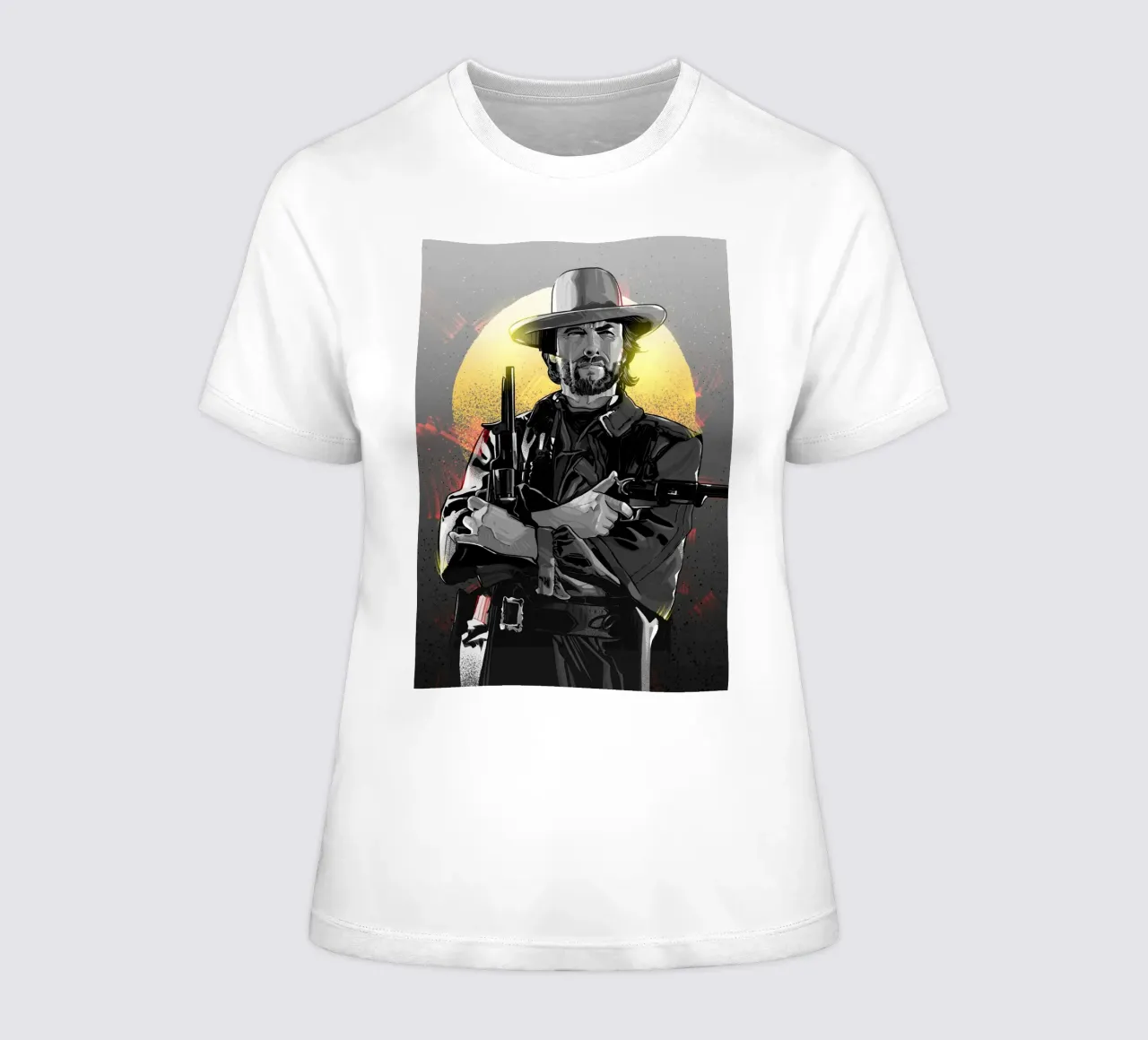 Josey wales women's fitted t-shirt by nabakumov