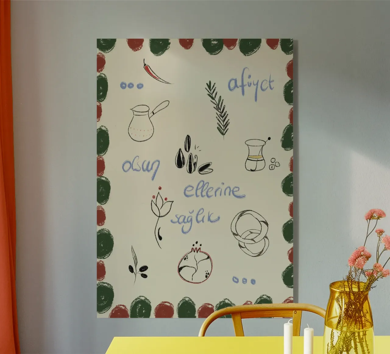 Afiyet Olsun Minis plexiglass da Filiz Sieben