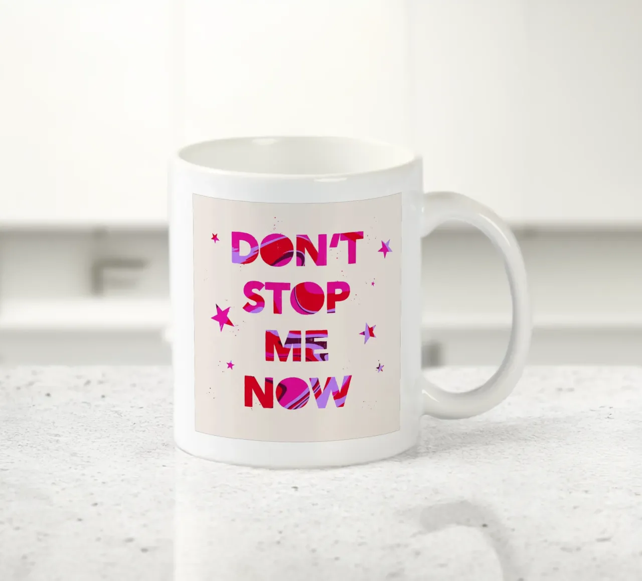 Non fermarmi ora tazza in ceramica da nicigabrieldesigns