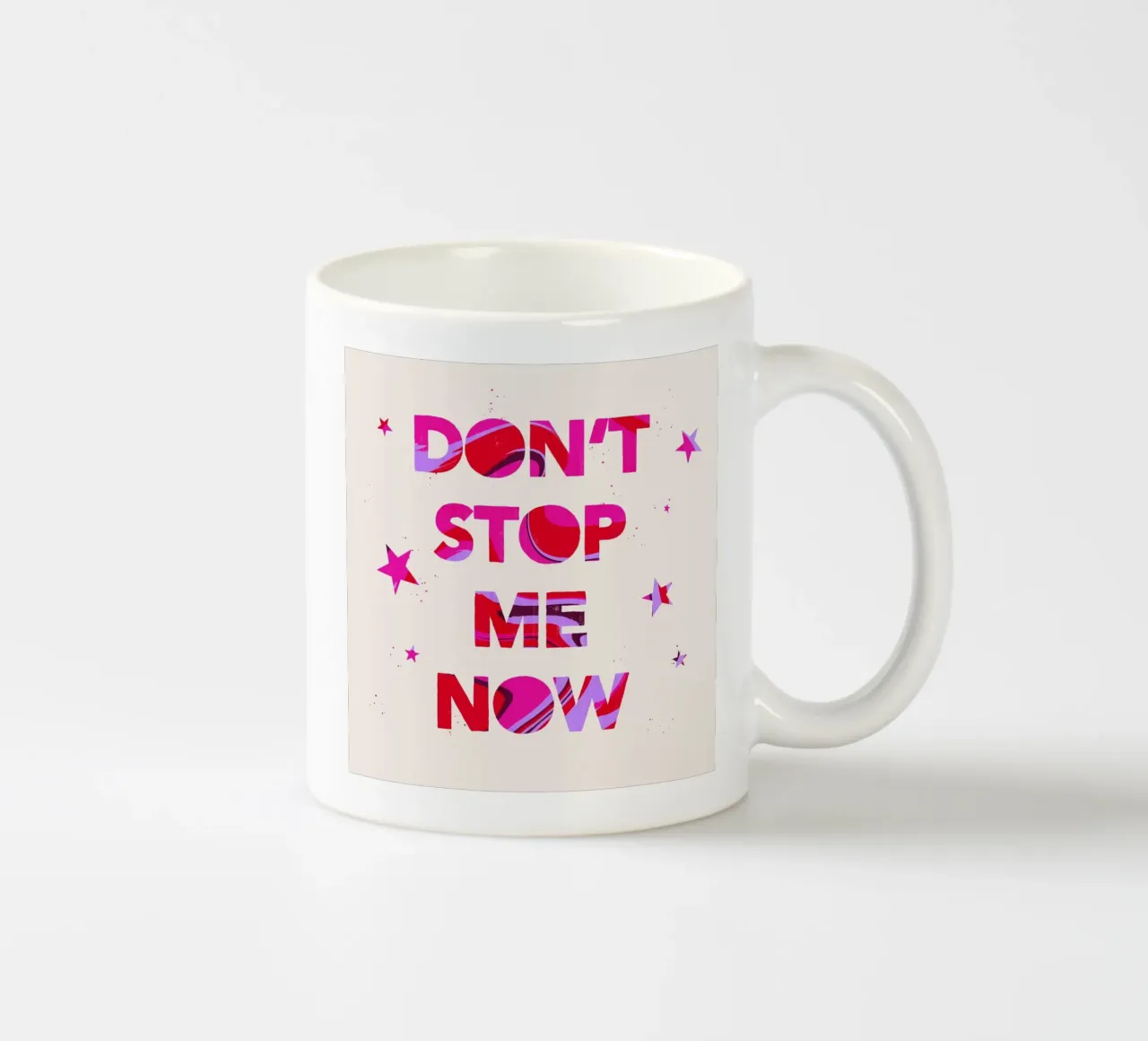 Non fermarmi ora tazza in ceramica da nicigabrieldesigns