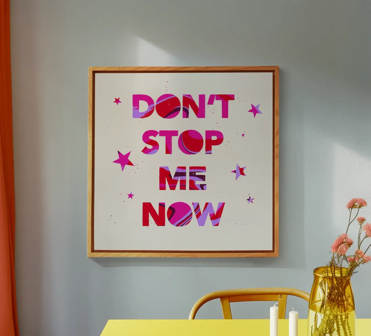 Non fermarmi ora plexiglass da nicigabrieldesigns