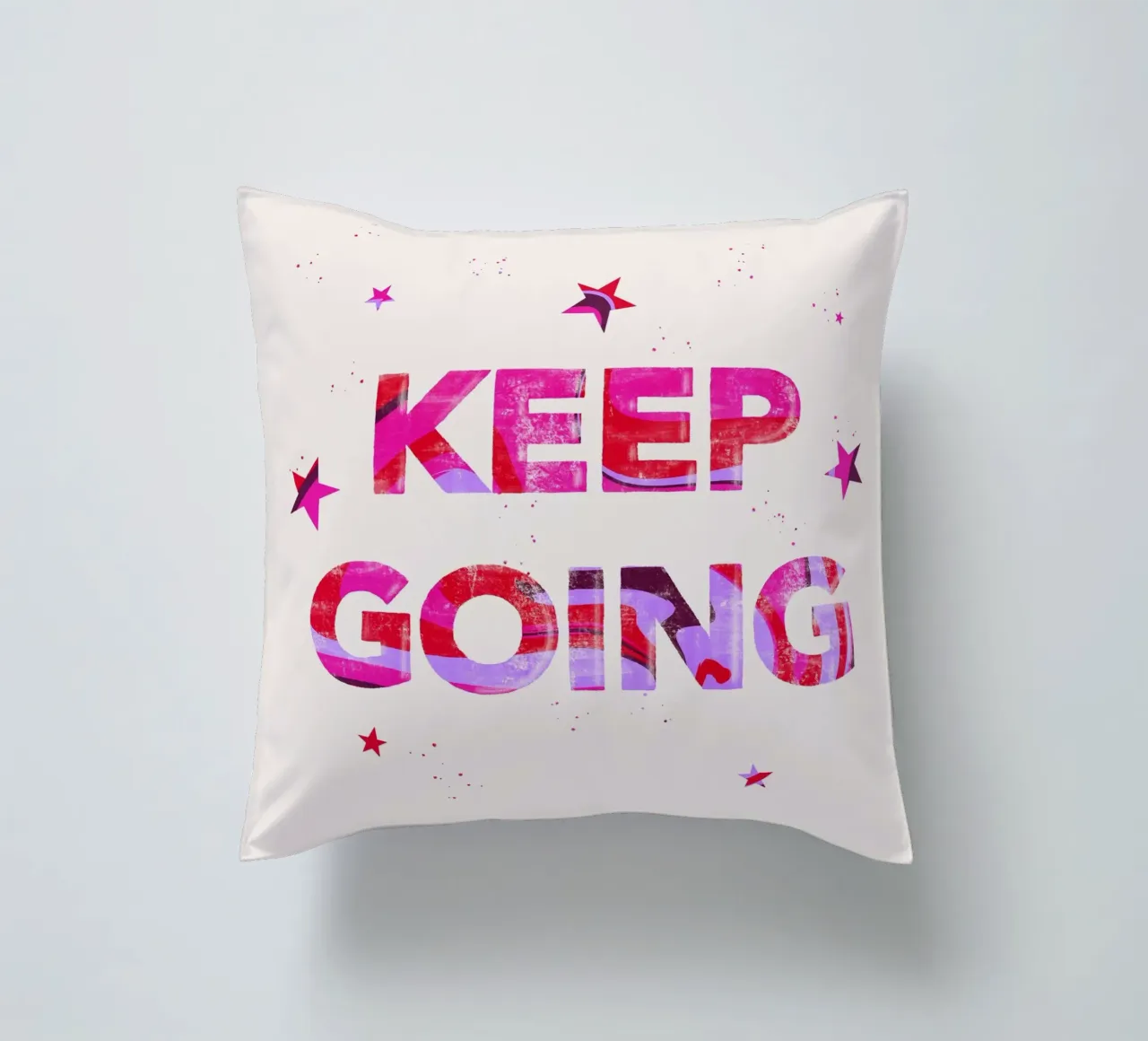 Keep going cuscino da nicigabrieldesigns