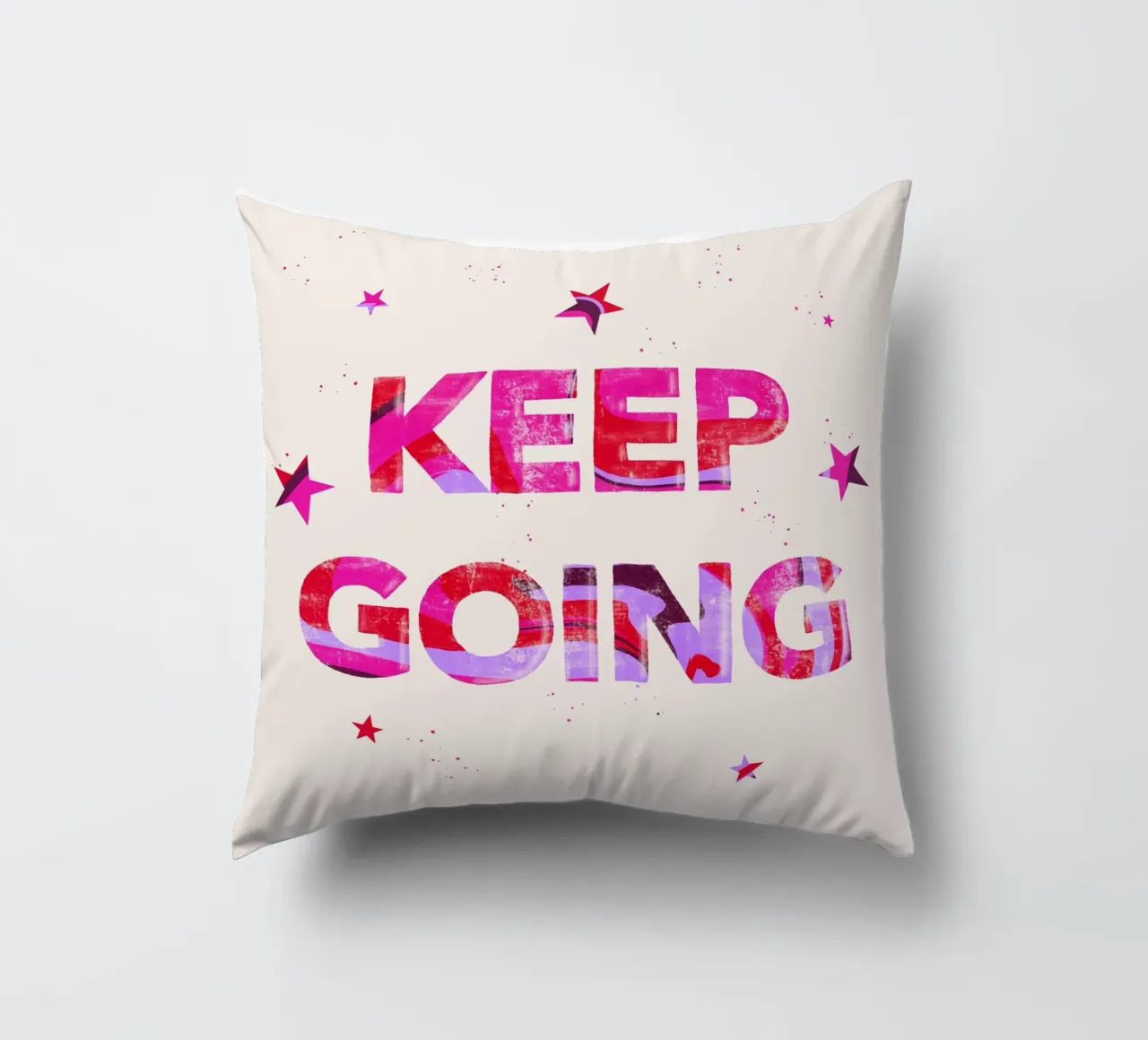 Keep going cuscino da nicigabrieldesigns