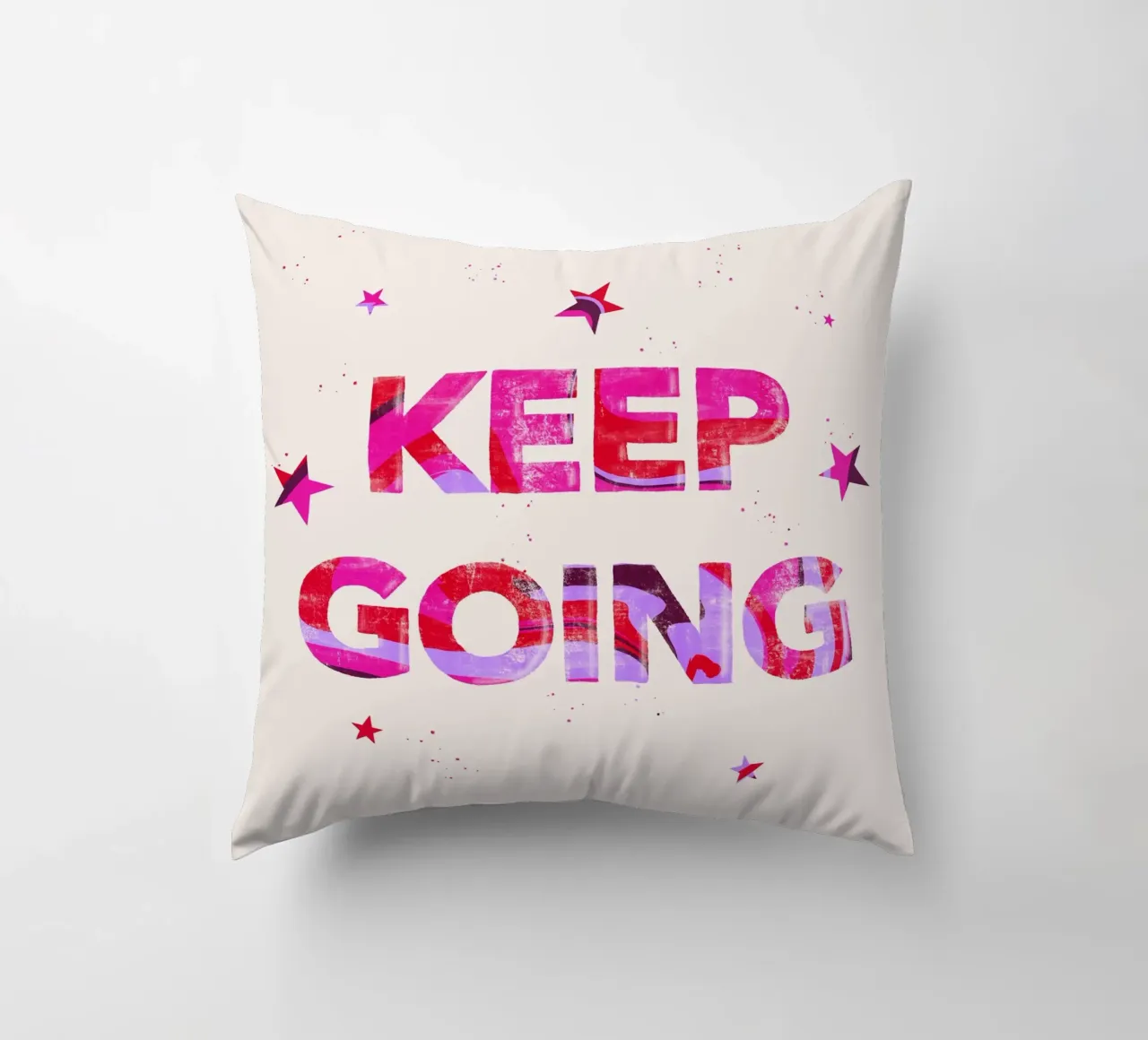 Keep going cuscino da nicigabrieldesigns