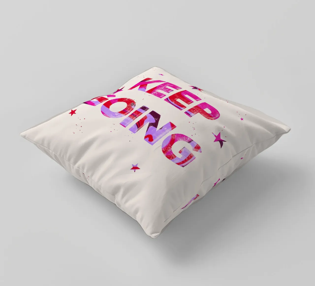 Keep going cuscino da nicigabrieldesigns