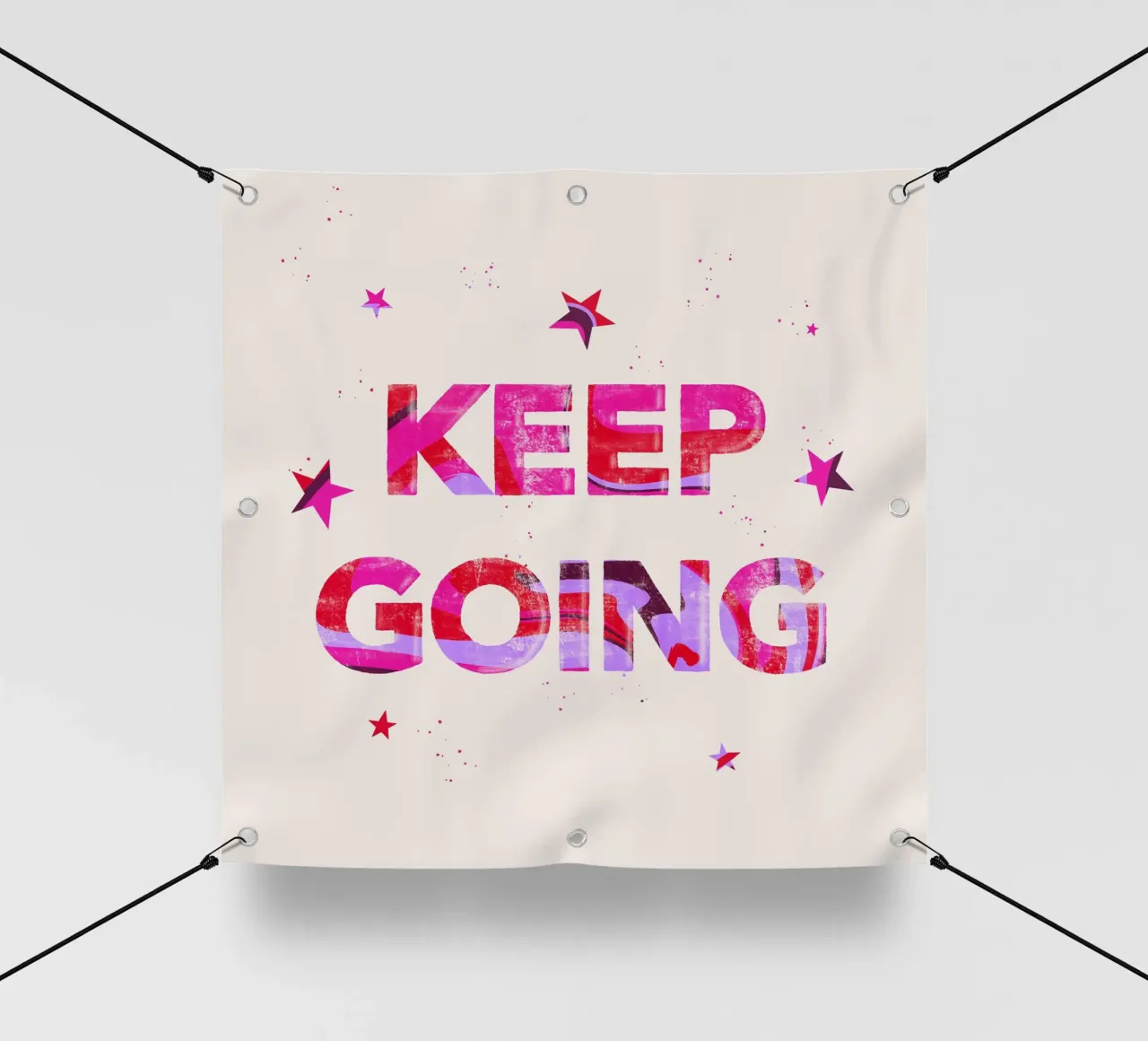 Keep going telo in pvc da nicigabrieldesigns