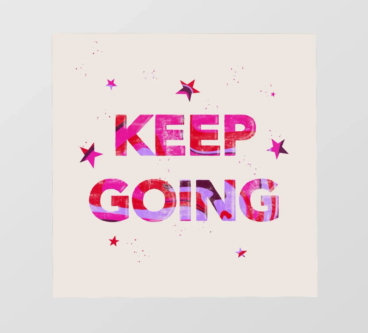 Keep going telo in pvc da nicigabrieldesigns