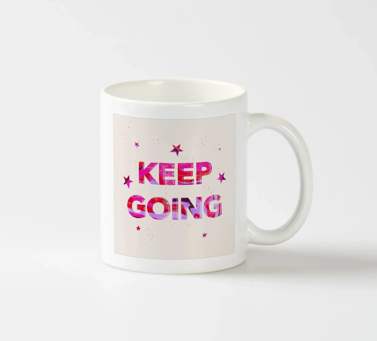 Keep going tazza in ceramica da nicigabrieldesigns