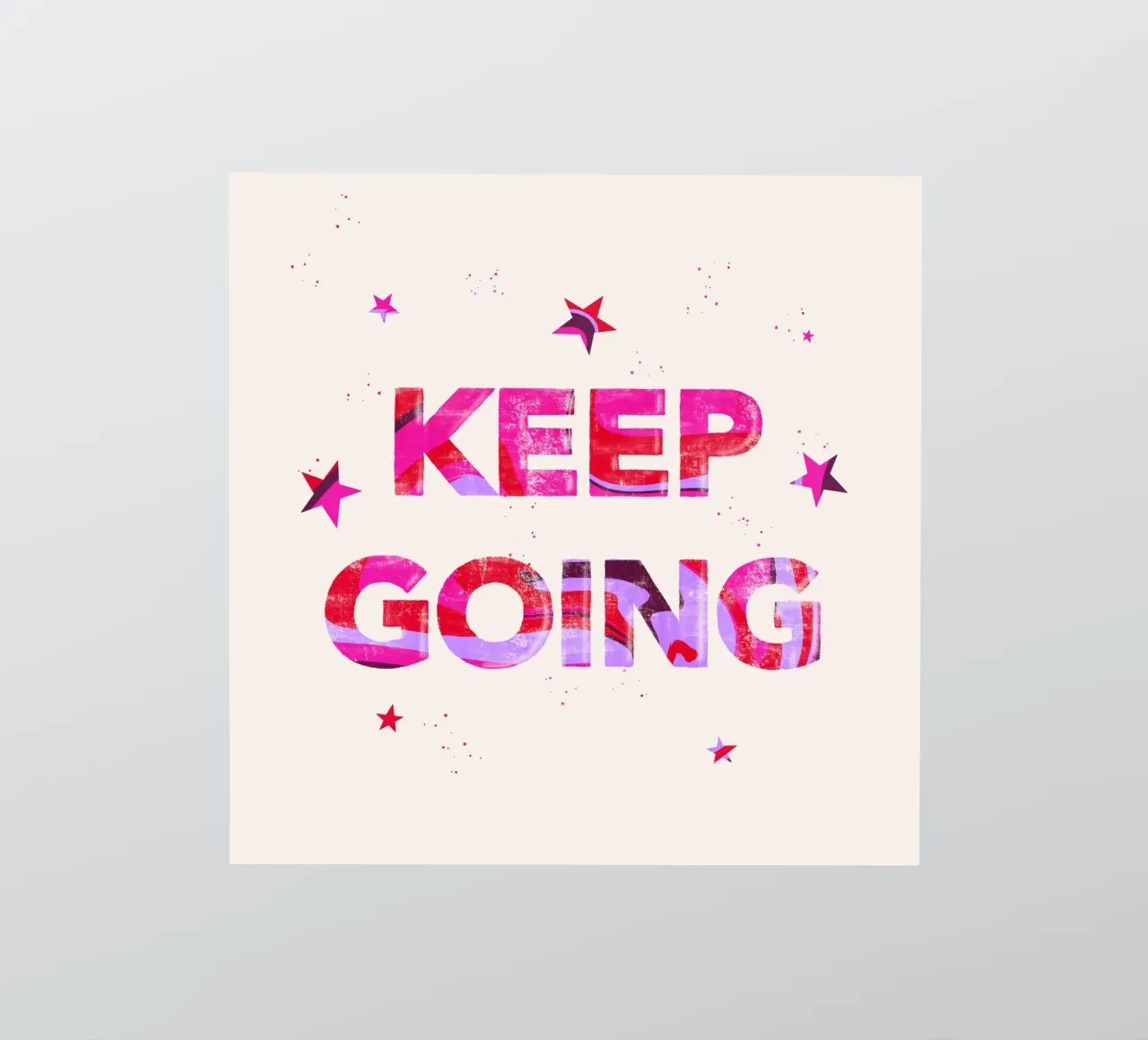 Keep going sticker by nicigabrieldesigns