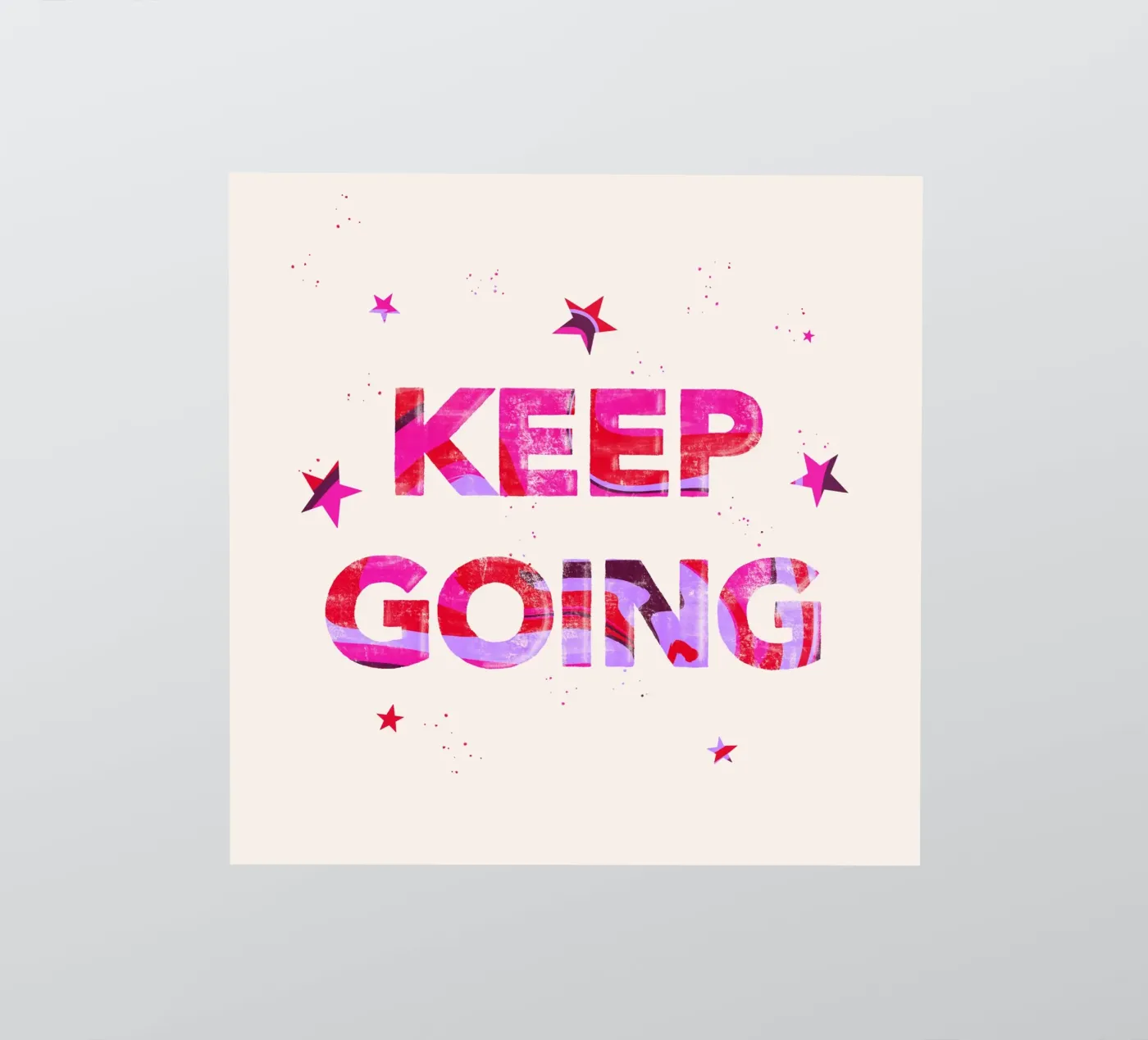 Keep going adesivo da nicigabrieldesigns