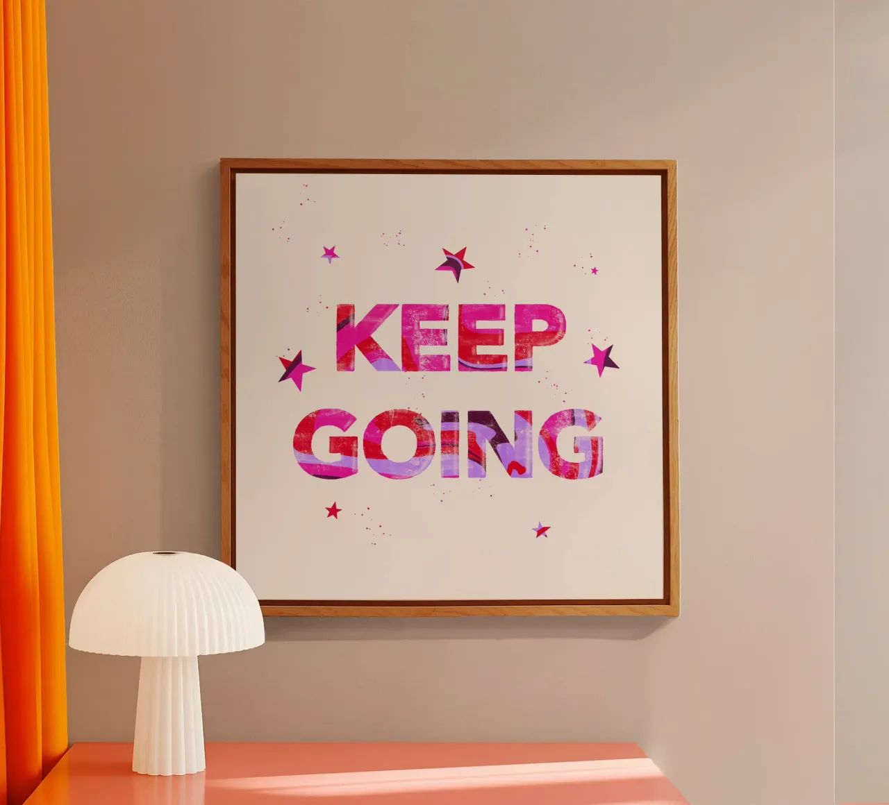 Keep going Acryl-Glas von nicigabrieldesigns