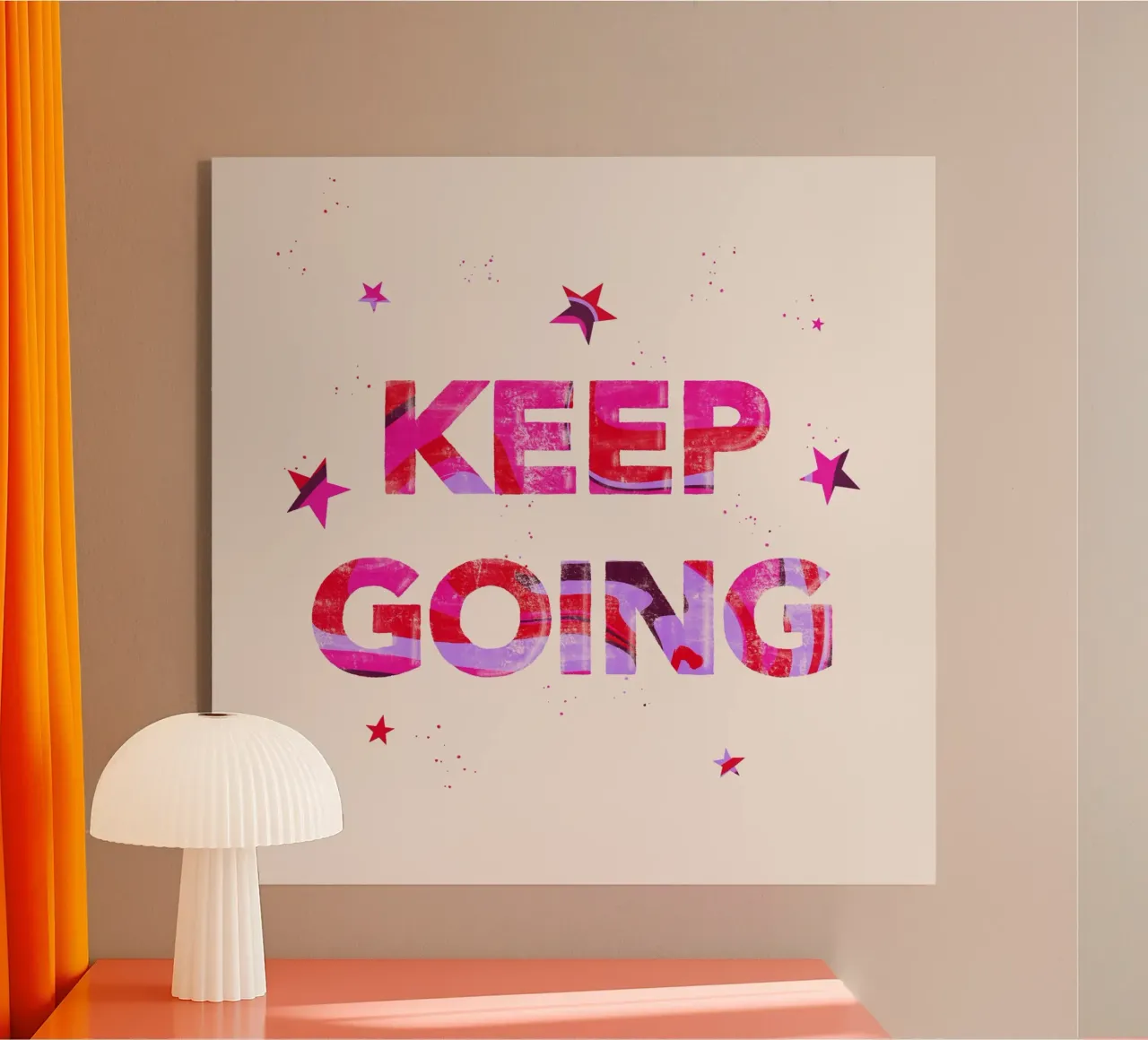Keep going Acryl-Glas von nicigabrieldesigns