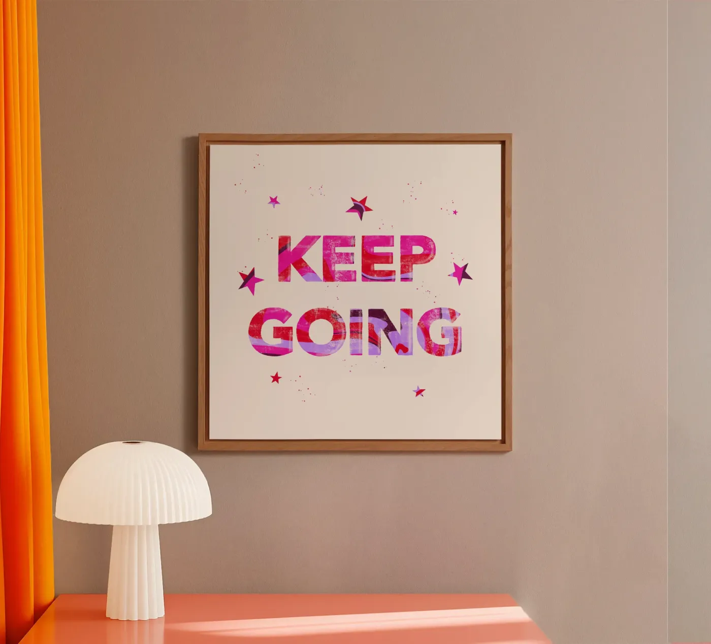 Keep going alluminio dibond da nicigabrieldesigns