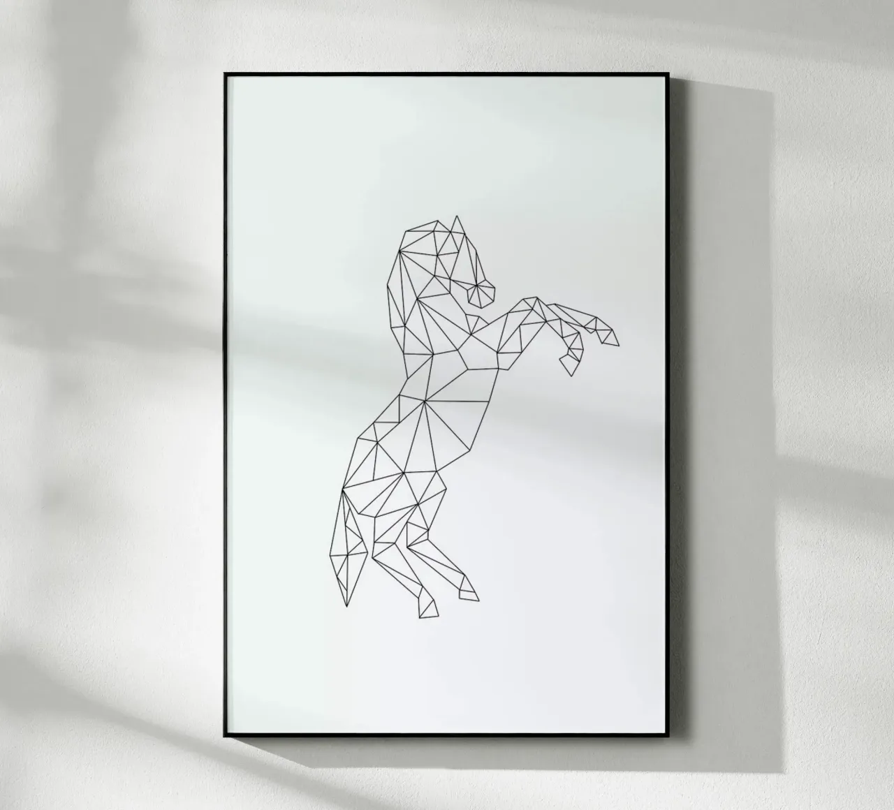 Geometric Horse plexiglass da RK Design