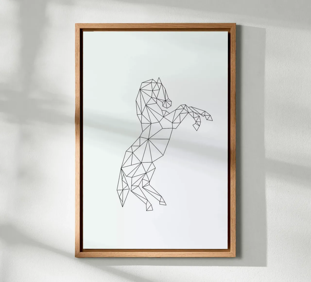 Geometric Horse aluminio dibond de RK Design