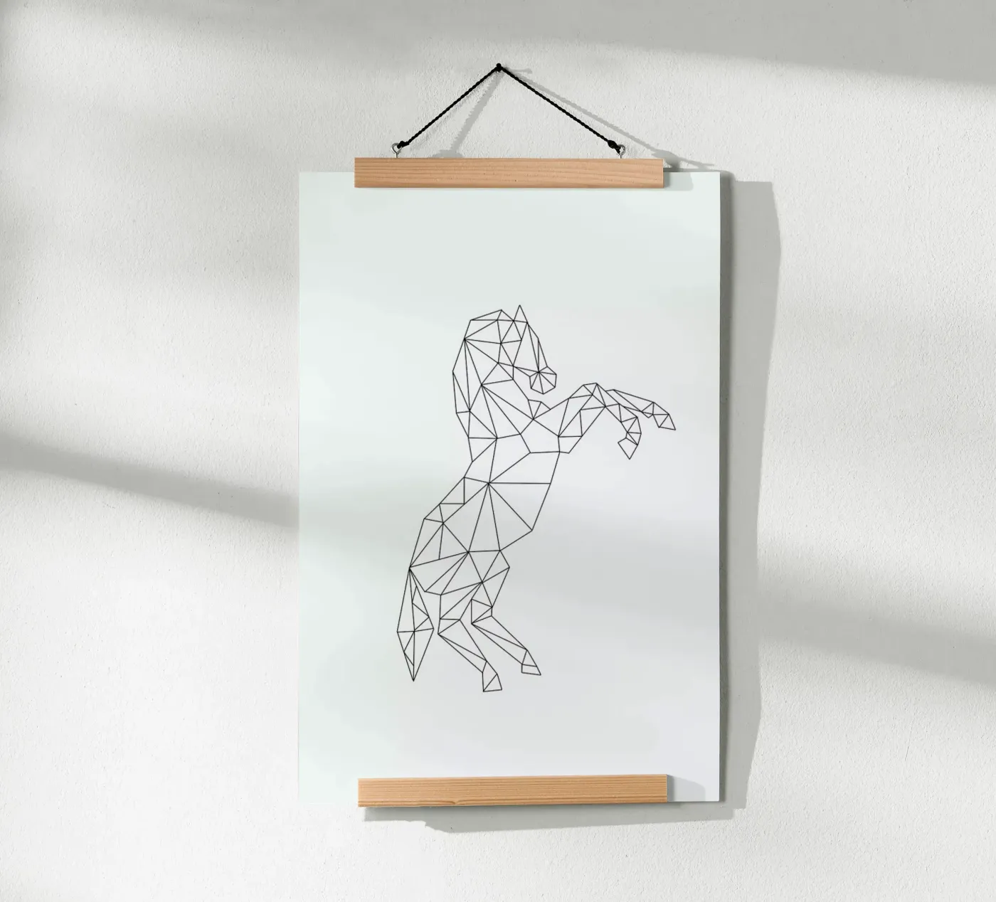 Geometric Horse poster da RK Design