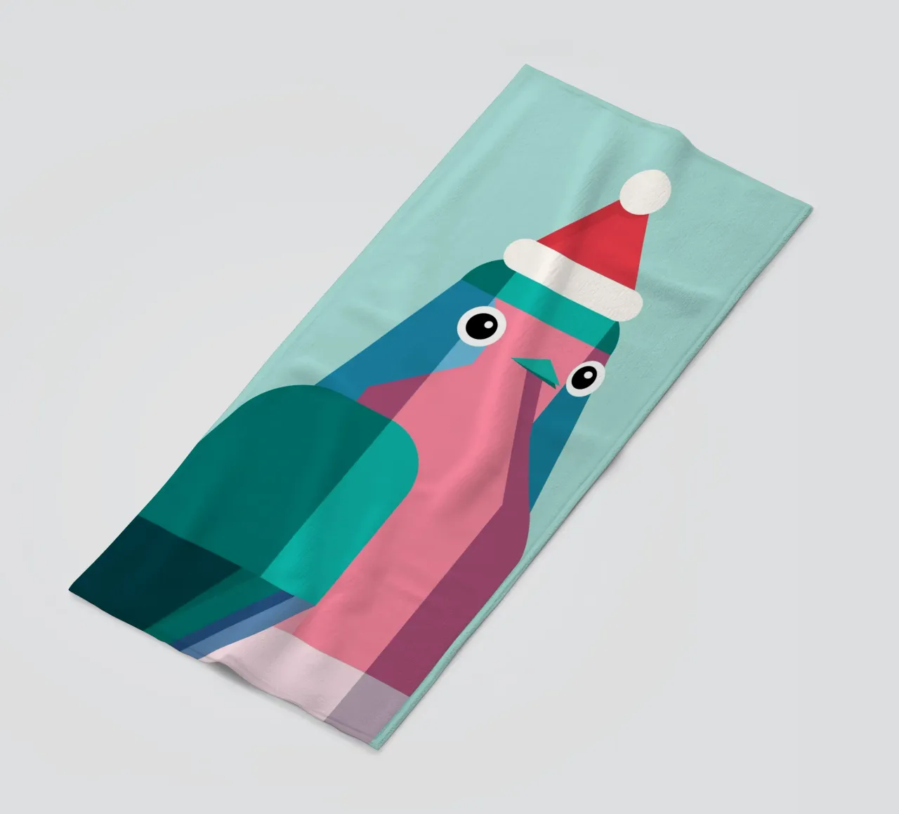 Rotkehlchen in Weihnachtsmüzte telo mare da DARIA IVANOVNA