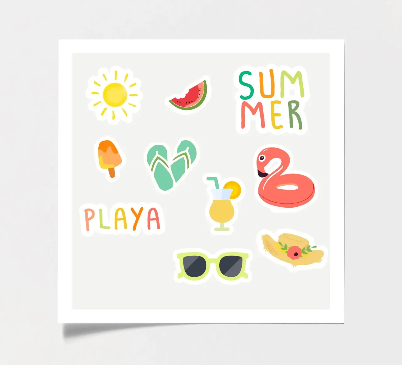 Stickers summer stickervel van Idées & Création