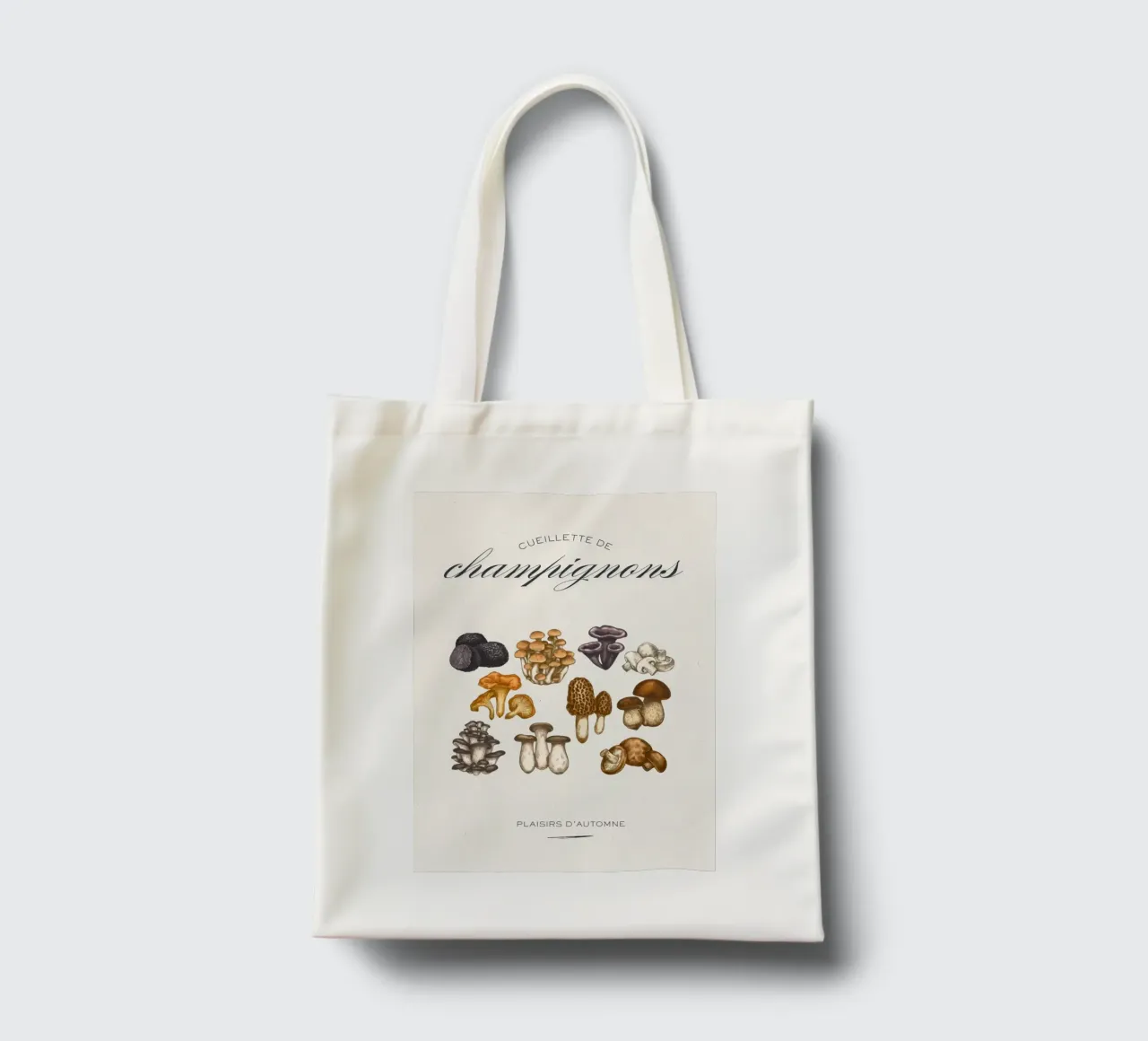 Cueillette de champignons tote bag by Idées & Création