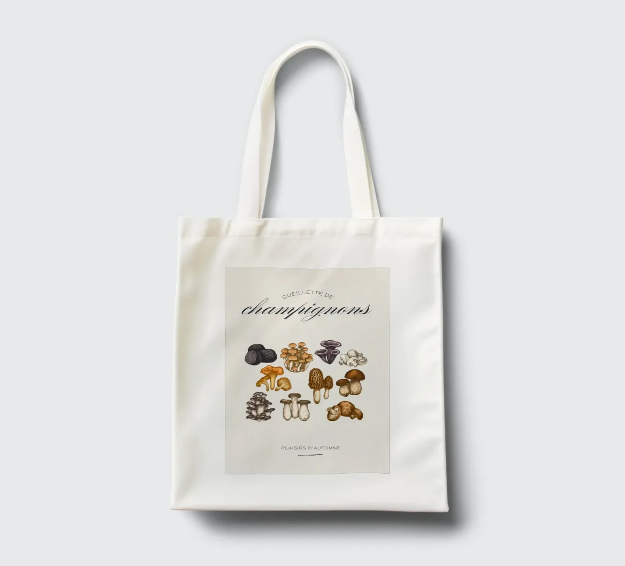 Cueillette de champignons tote bag by Idées & Création