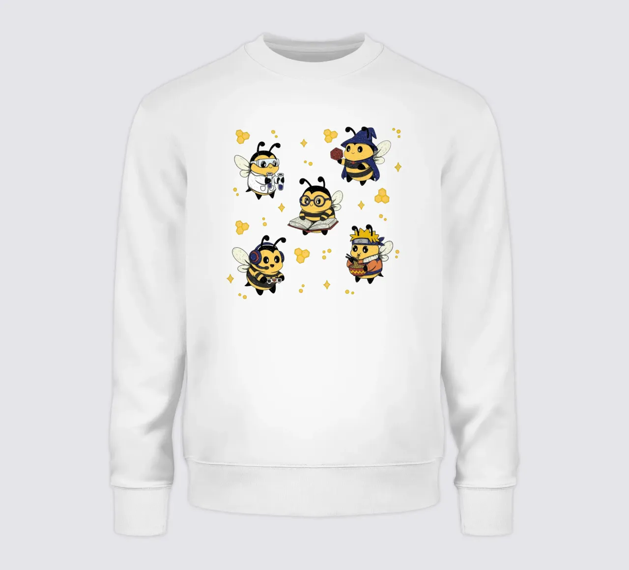 Nerdy Bijen Squad sweatshirt van Loobs