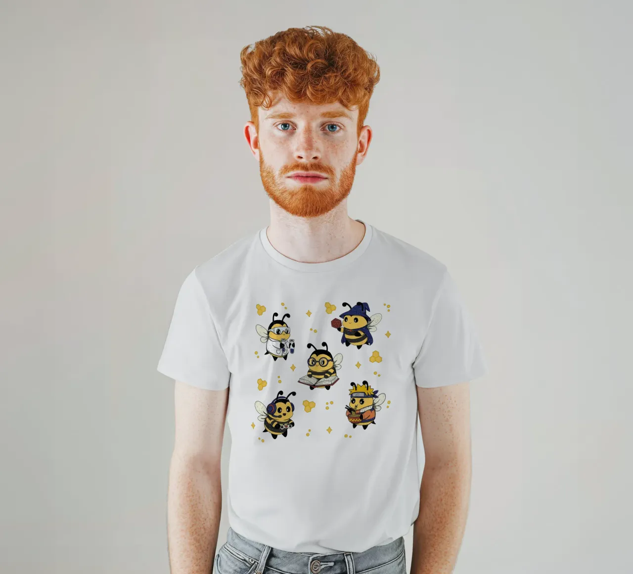 Squadra di api nerd t-shirt da Loobs